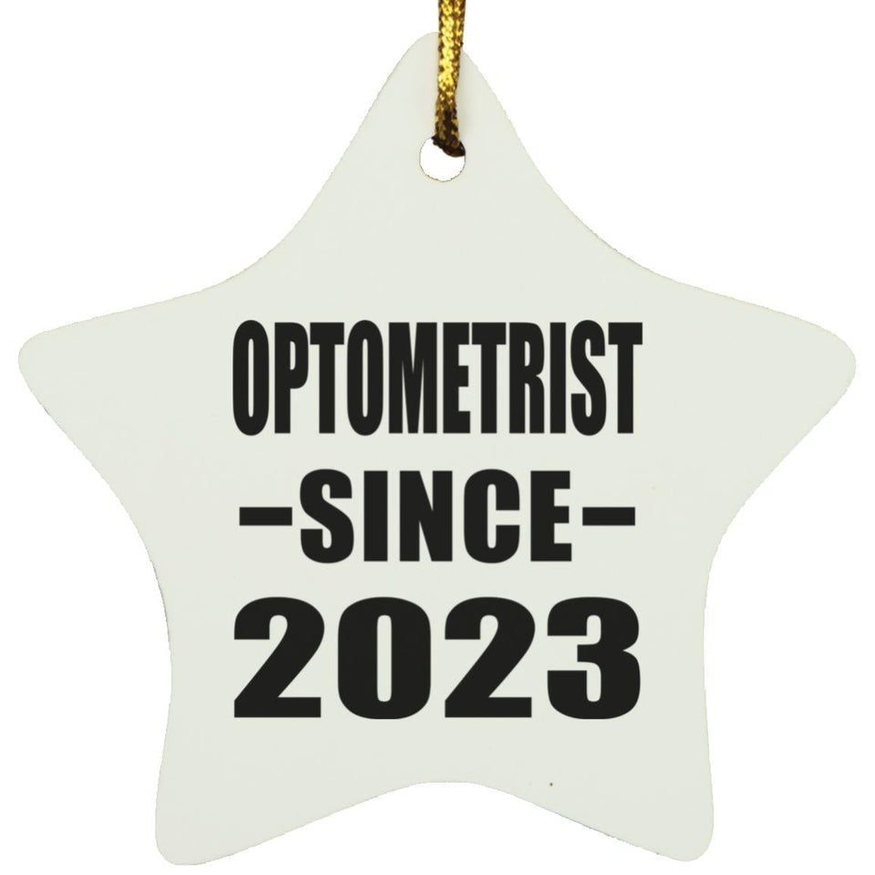 Optometrist Since 2023 - Star Ornament