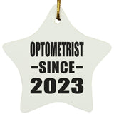 Optometrist Since 2023 - Star Ornament