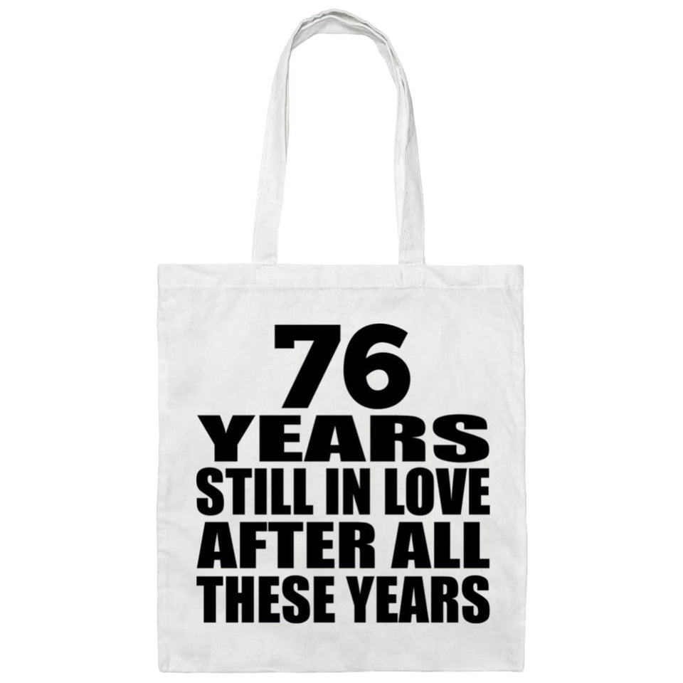 76th Anniversary 76 Years Still In Love After Years - Tote Bag White
