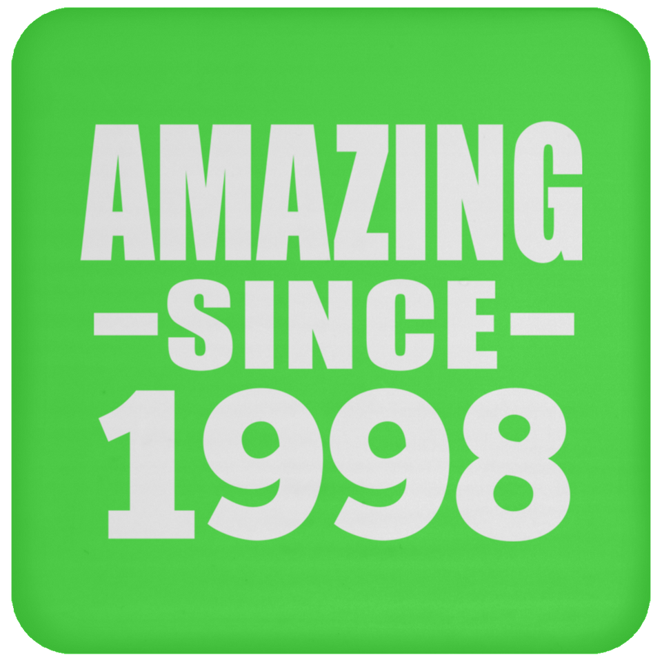 26th Birthday Amazing Since 1998 - Drink Coaster