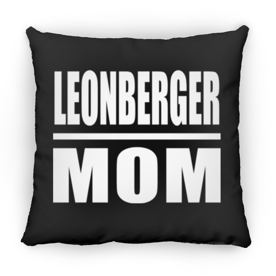 Leonberger Mom - Throw Pillow Black