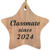 Classmate Since 2024 - Star Ornament C