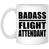 Badass Flight Attendant - 11oz Coffee Mug