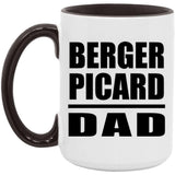 Berger Picard Dad - 15oz Accent Mug Black