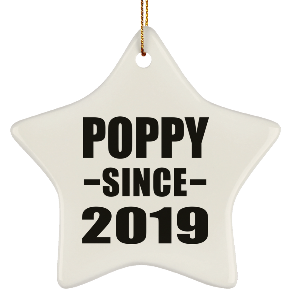 Poppy Since 2019 - Star Ornament