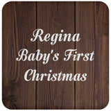 Regina Baby's First Christmas - Drink Coaster D