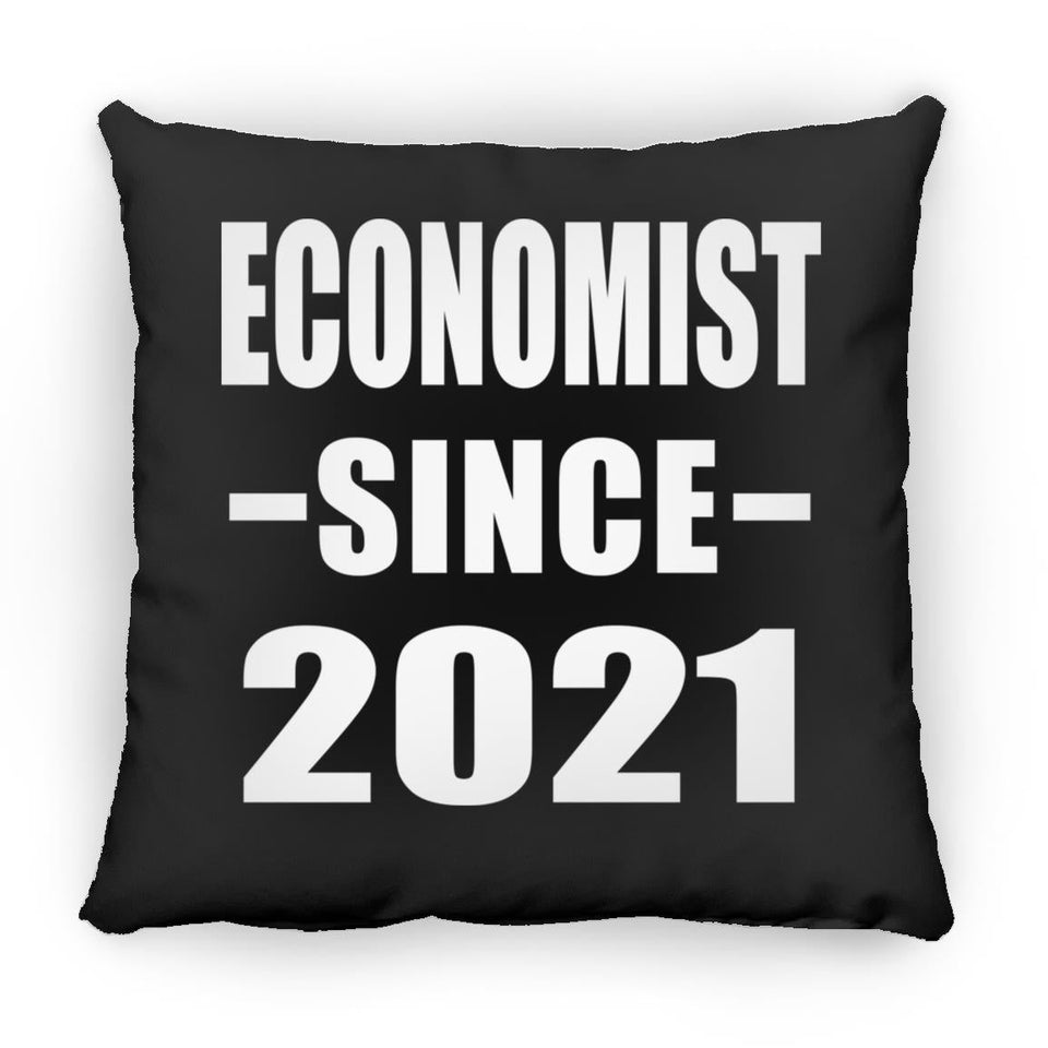 Economist Since 2021 - Throw Pillow Black
