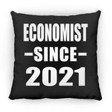 Economist Since 2021 - Throw Pillow Black