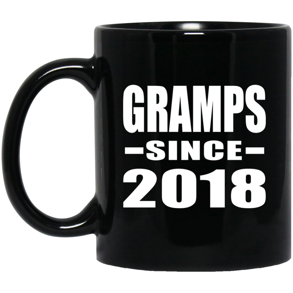 Gramps Since 2018 - 11 Oz Coffee Mug Black
