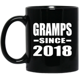 Gramps Since 2018 - 11 Oz Coffee Mug Black