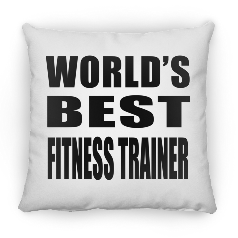World's Best Fitness Trainer - Throw Pillow