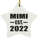 Mimi Established EST. 2022 - Star Ornament