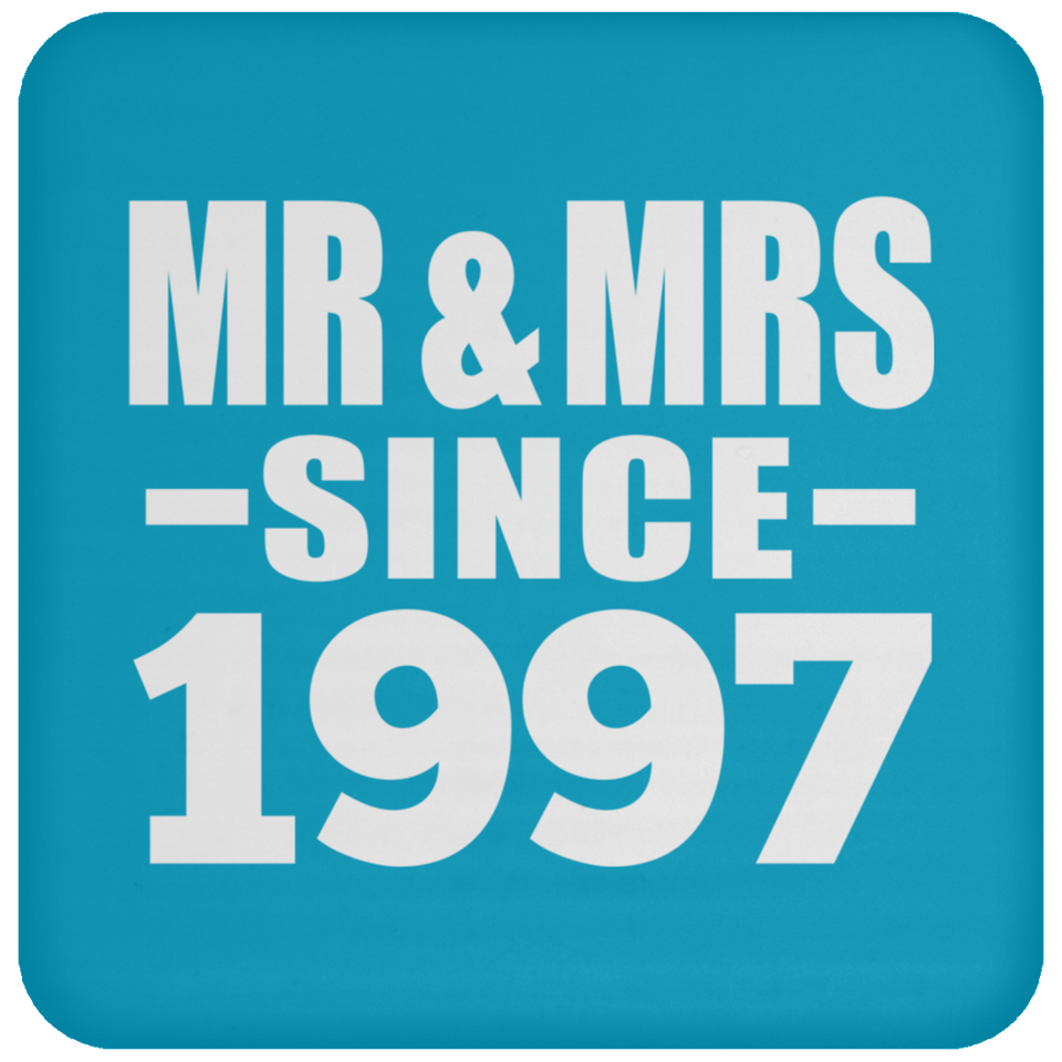 27th Anniversary Mr & Mrs Since 1997 - Drink Coaster