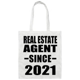 Real Estate Agent Since 2021 - Tote Bag White
