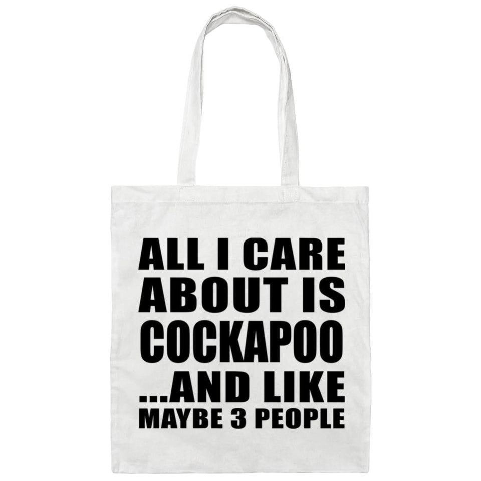 All I Care About Is Cockapoo - Tote Bag White