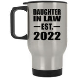 Daughter In Law Established EST. 2022 - Silver Travel Mug
