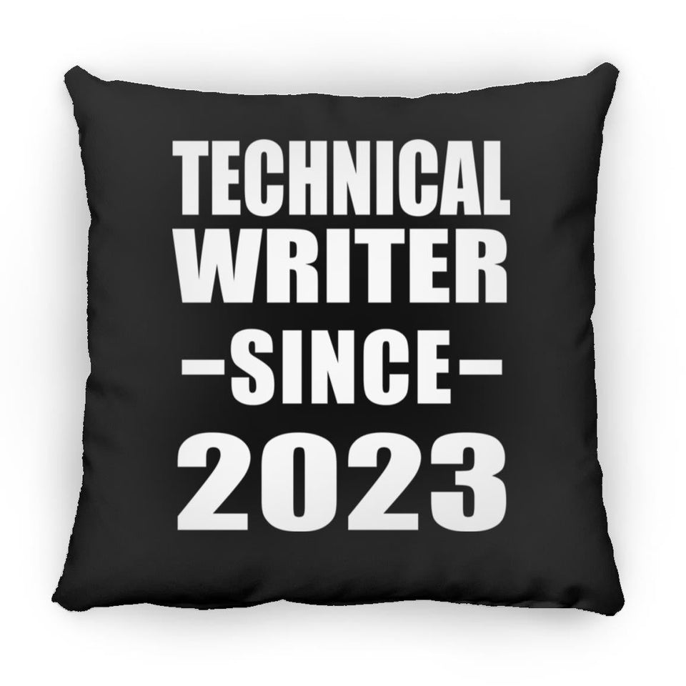 Technical Writer Since 2023 - Throw Pillow Black
