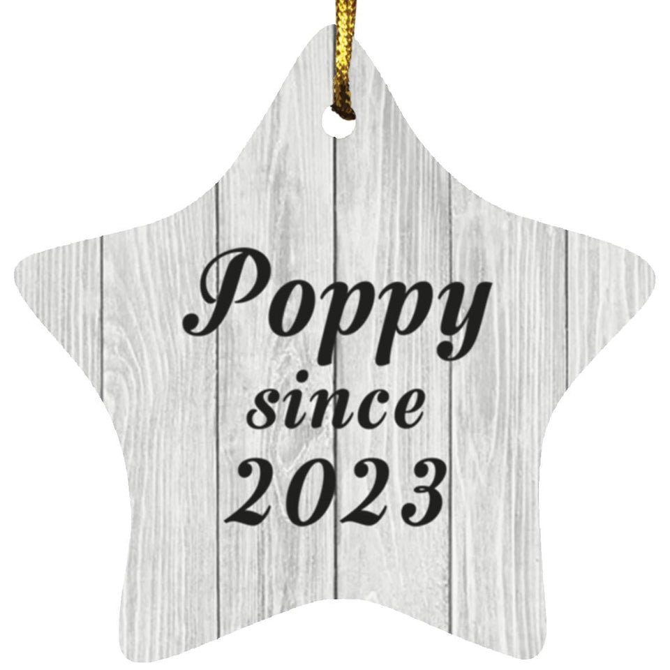 Poppy Since 2023 - Star Ornament F