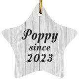 Poppy Since 2023 - Star Ornament F