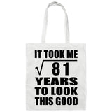 9th Birthday Took Square Root of 81 Years To Look Good - Tote Bag White