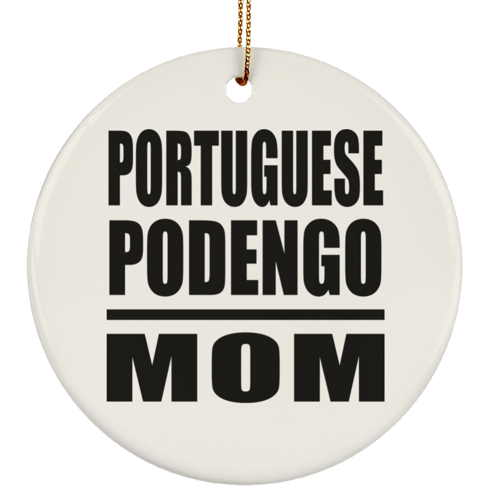 Portuguese Podengo Mom - Circle Ornament