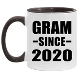 Gram Since 2020 - 11oz Accent Mug Black