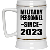 Military Personnel Since 2023 - Beer Stein