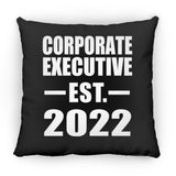 Corporate Executive Established EST. 2022 - Throw Pillow Black