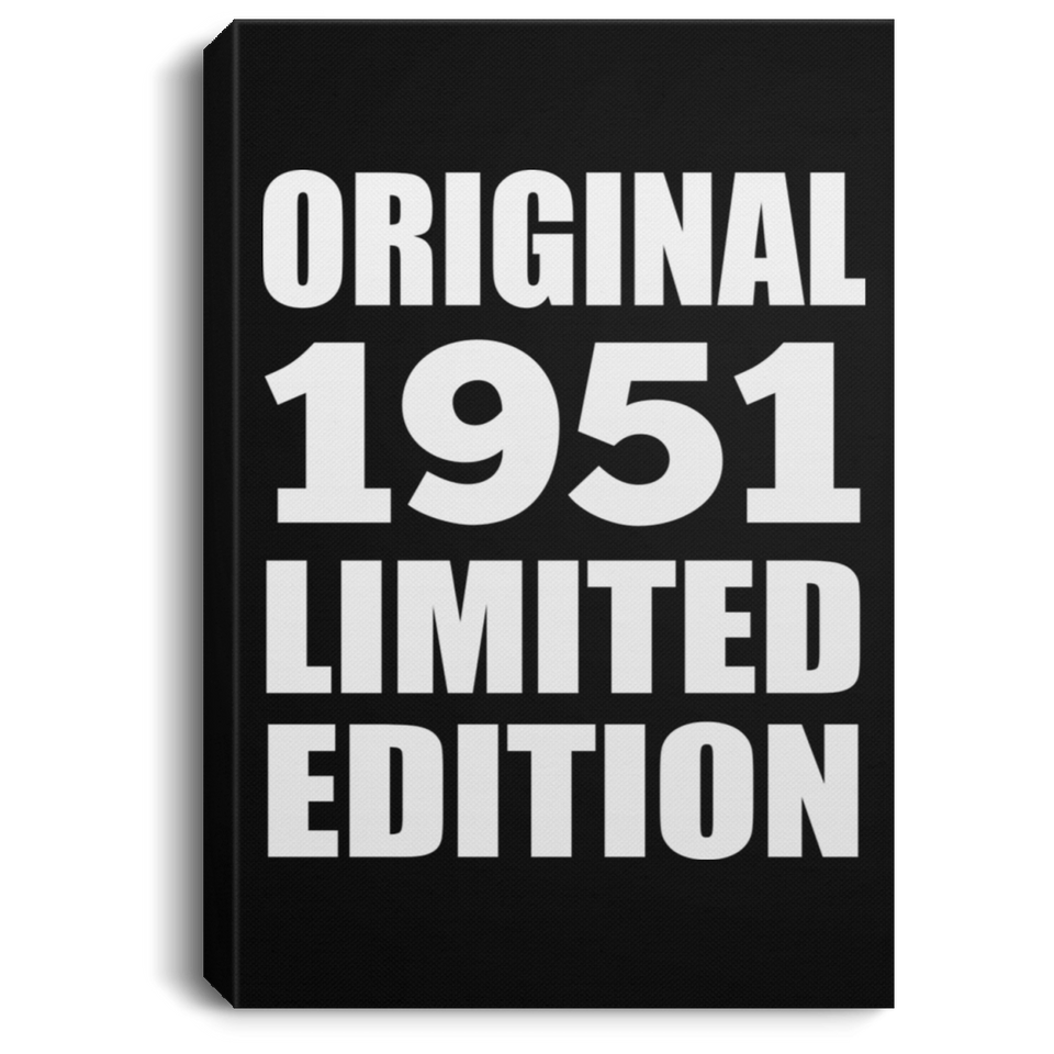 73rd Birthday Original 1951 Limited Edition - Canvas Portrait