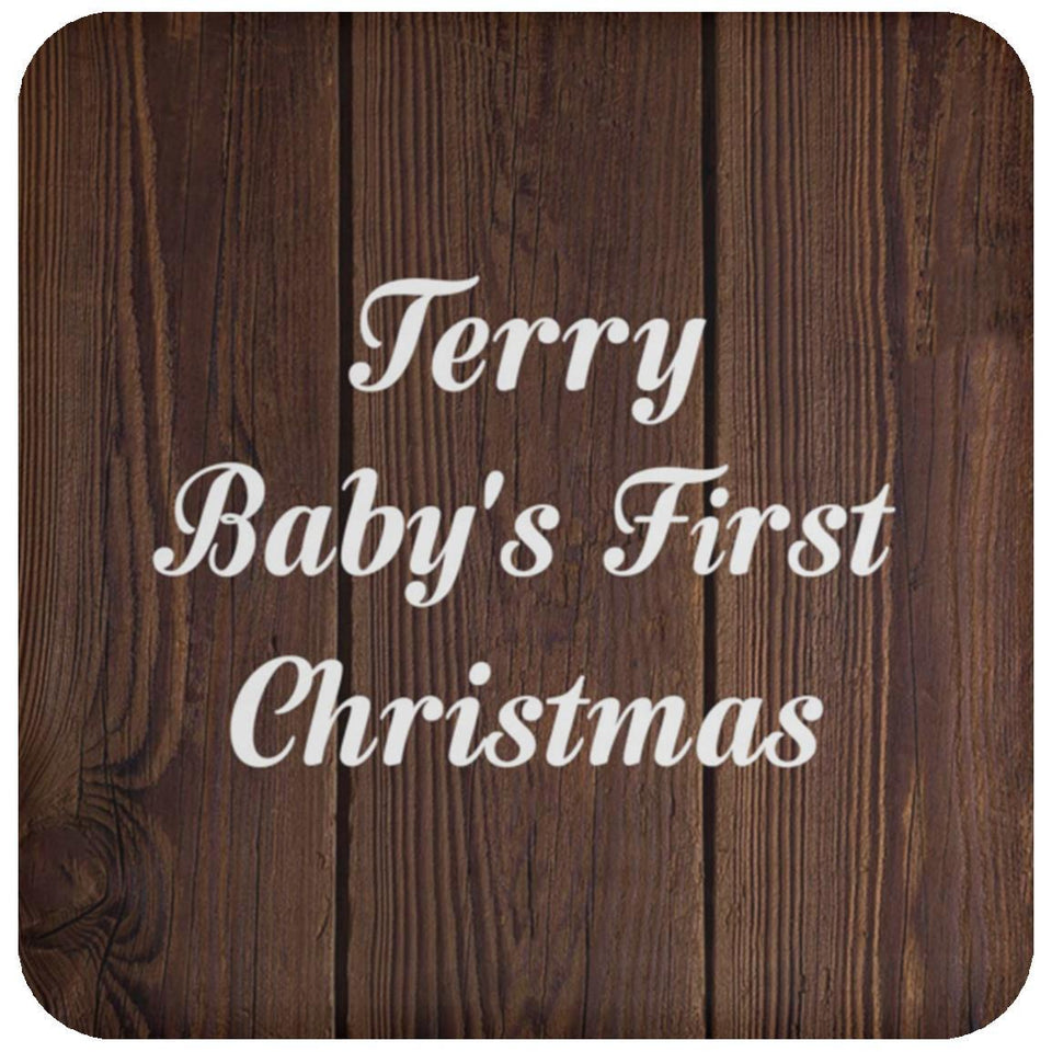 Terry Baby's First Christmas - Drink Coaster D
