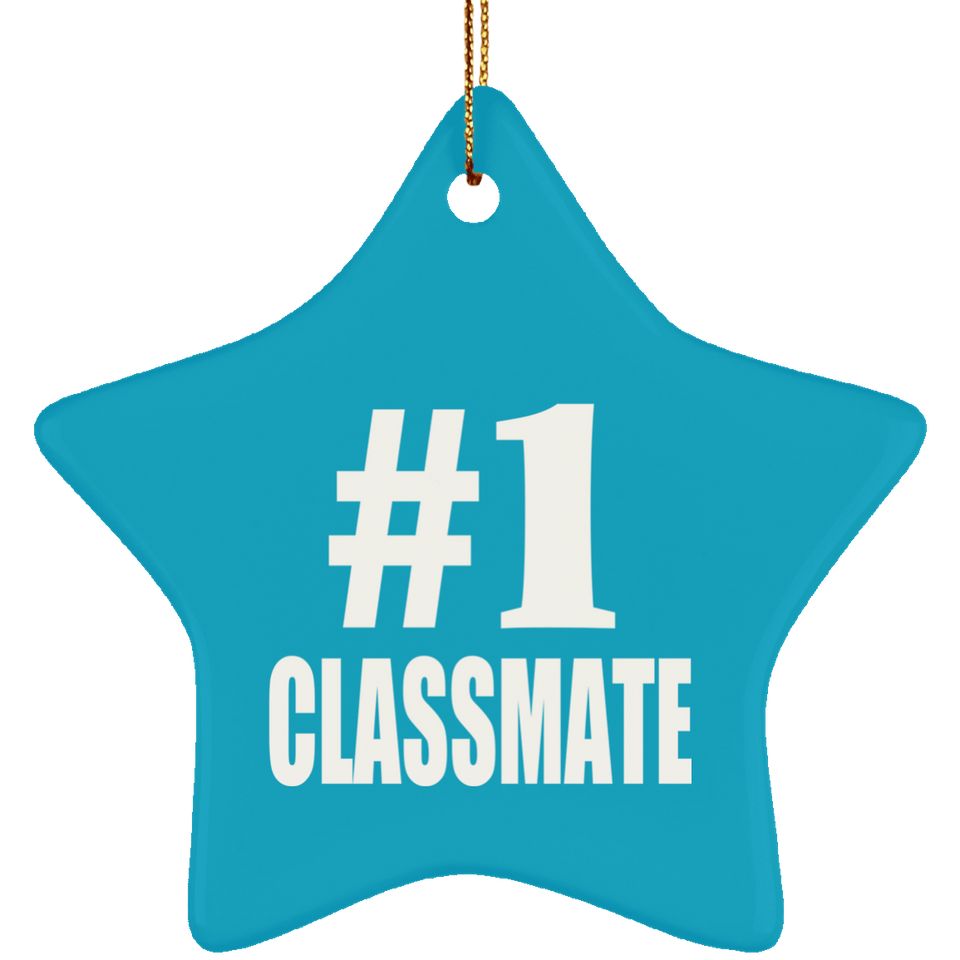 Number One #1 Classmate - Star Ornament