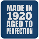 104th Birthday Made In 1920 Aged to Perfection - Drink Coaster