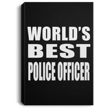 World's Best Police Officer - Canvas Portrait