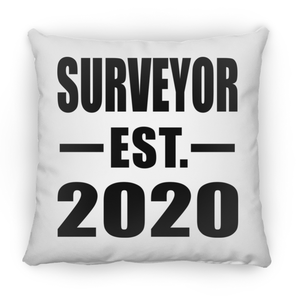Surveyor Established EST. 2020 - Throw Pillow