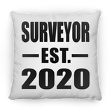 Surveyor Established EST. 2020 - Throw Pillow