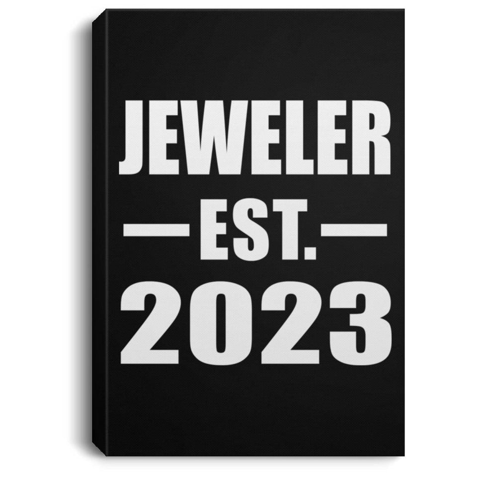 Jeweler Established EST. 2023 - Canvas Portrait