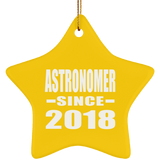 Astronomer Since 2018 - Star Ornament