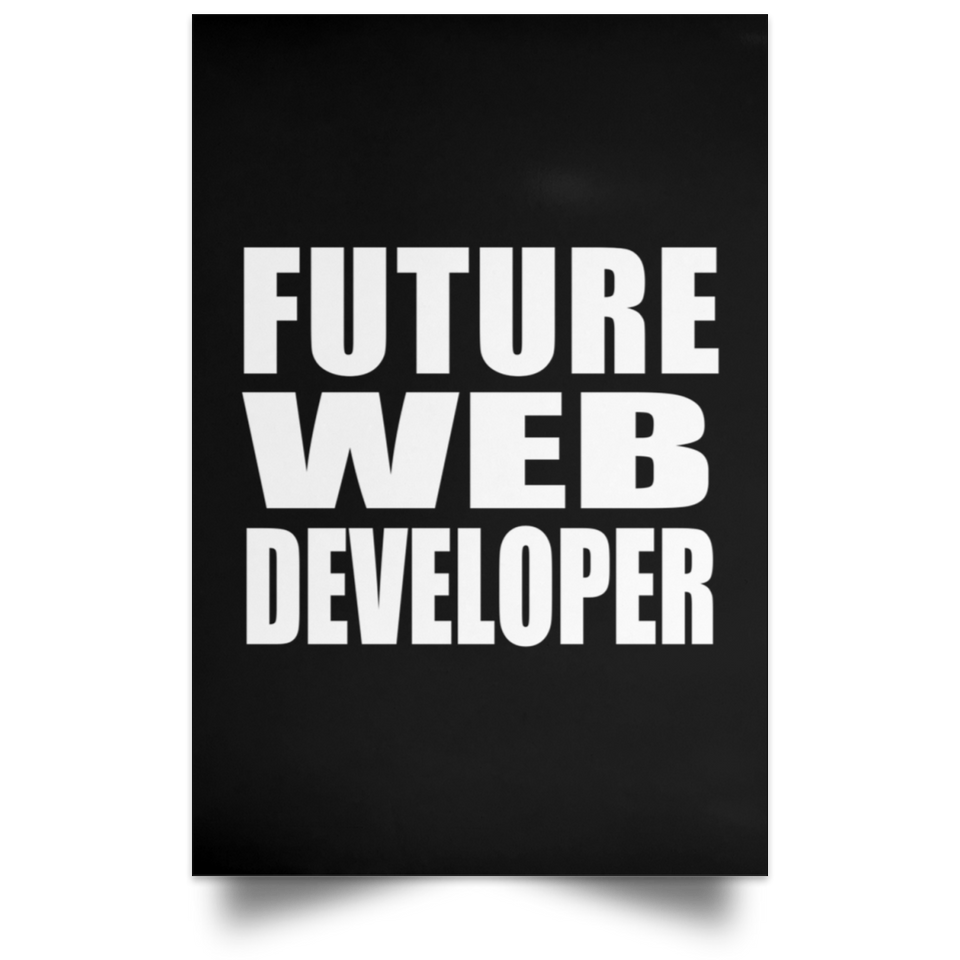 Future Web Developer - Poster Portrait