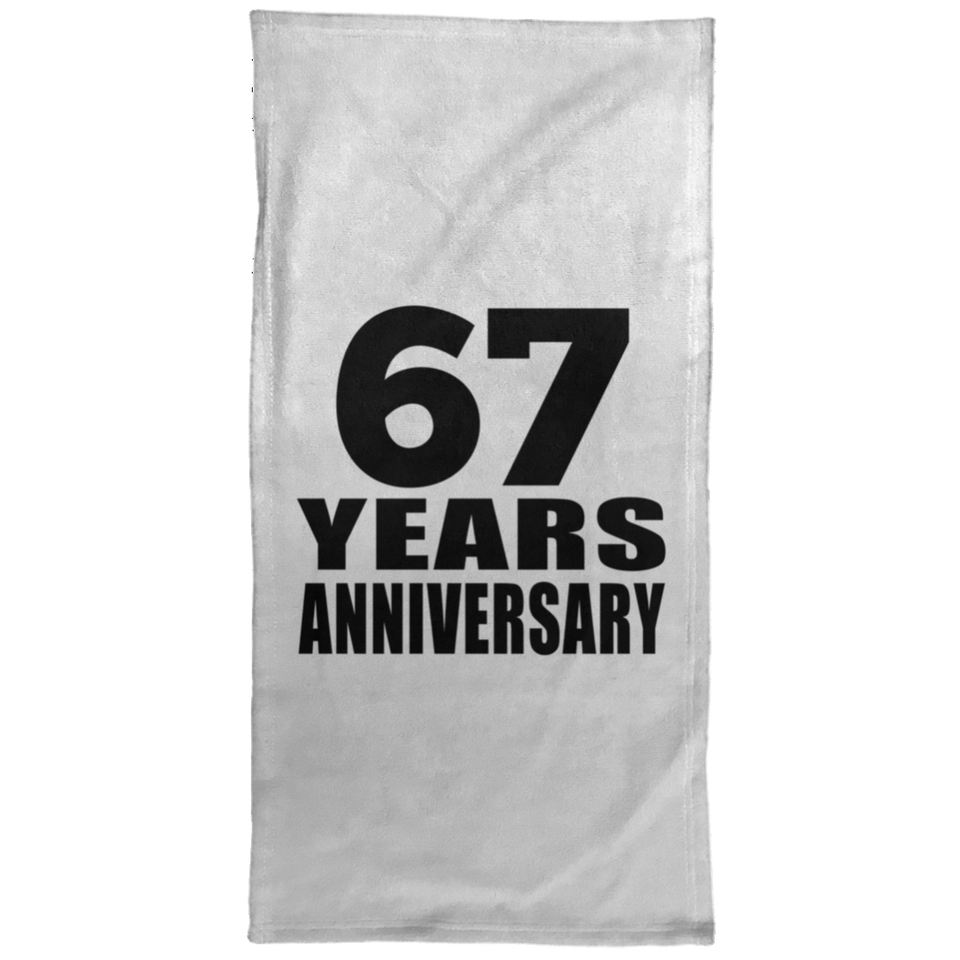 67th Anniversary 67 Years Anniversary - Hand Towel