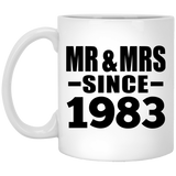 41st Anniversary Mr & Mrs Since 1983 - 11 Oz Coffee Mug