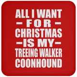 All I Want For Christmas Is My Treeing Walker Coonhound - Coaster