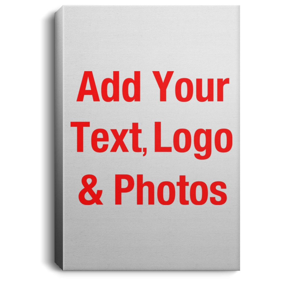 Personalized Custom Gift, Add Photo Logo Text Picture - Canvas
